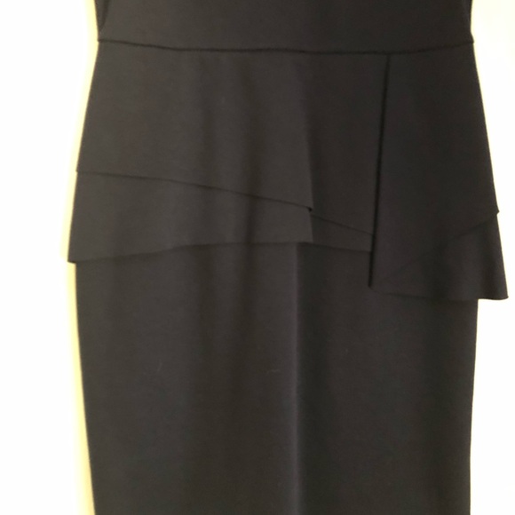 NWOT dark navy cap sleeve 3/4 length dress - Picture 3 of 6